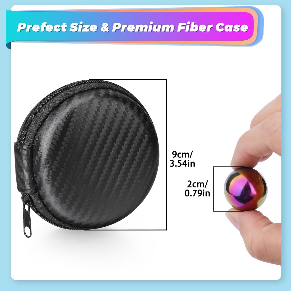 Colorful rainbow hues highlight a modern workspace accessory