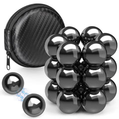Dilabnba round hematite magnets for fidgeting and desk organization