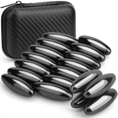 Dilabnda hematite magnet egg set packaging promotes tidy desk organization and portability.