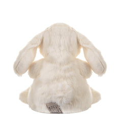DILLY DUDU bunny with bean bottom helps it sit upright.