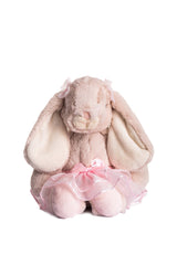 DILLY DUDU bunny plush close-up highlights soft fur and stitched features