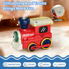 Dimoarch electric train set dump truck for creative building scenes
