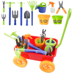 Dimple kids gardening kit in use in backyard garden setting