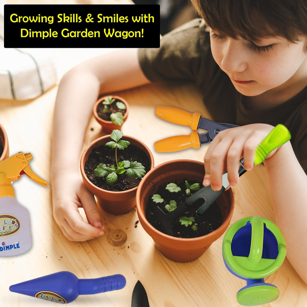 Dimple tools showing rounded edges designed for child safety