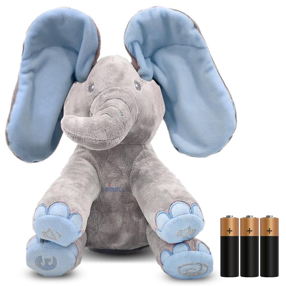 Dimple Kyle elephant toy singing right-foot mode with cheerful tunes