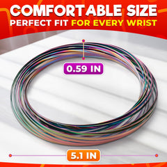 DIMROM color-changing flow ring displays shifting hues for visual interest during use.