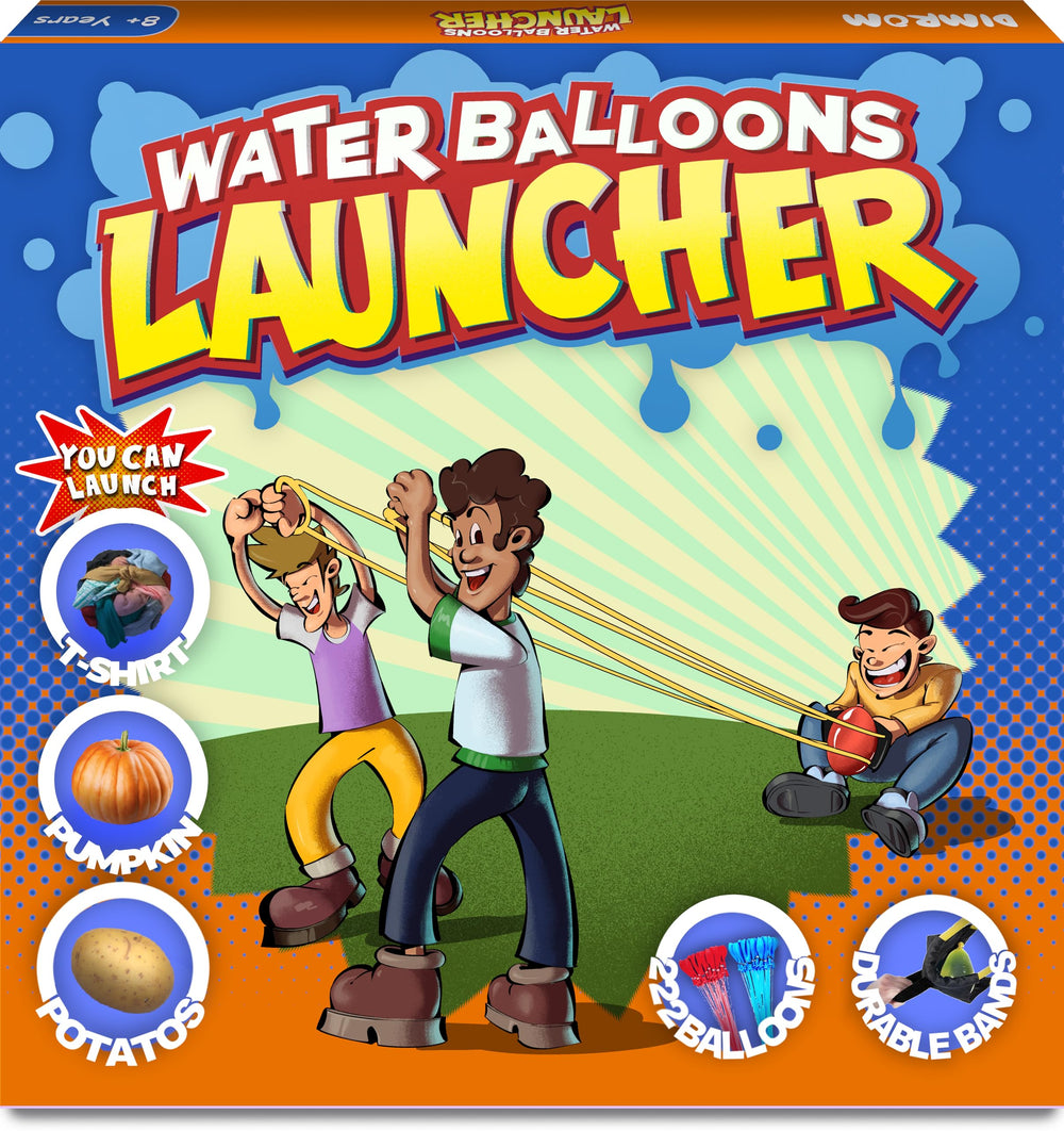 DIMROM water-balloon-launcher delivers epic backyard fun with powerful range.