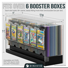 Dinavio Crafthouse clear acrylic body, showcasing boosters for quick visibility and selection.