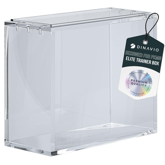 Dinavio Crafthouse ETB front view display case with crystal clear visibility.