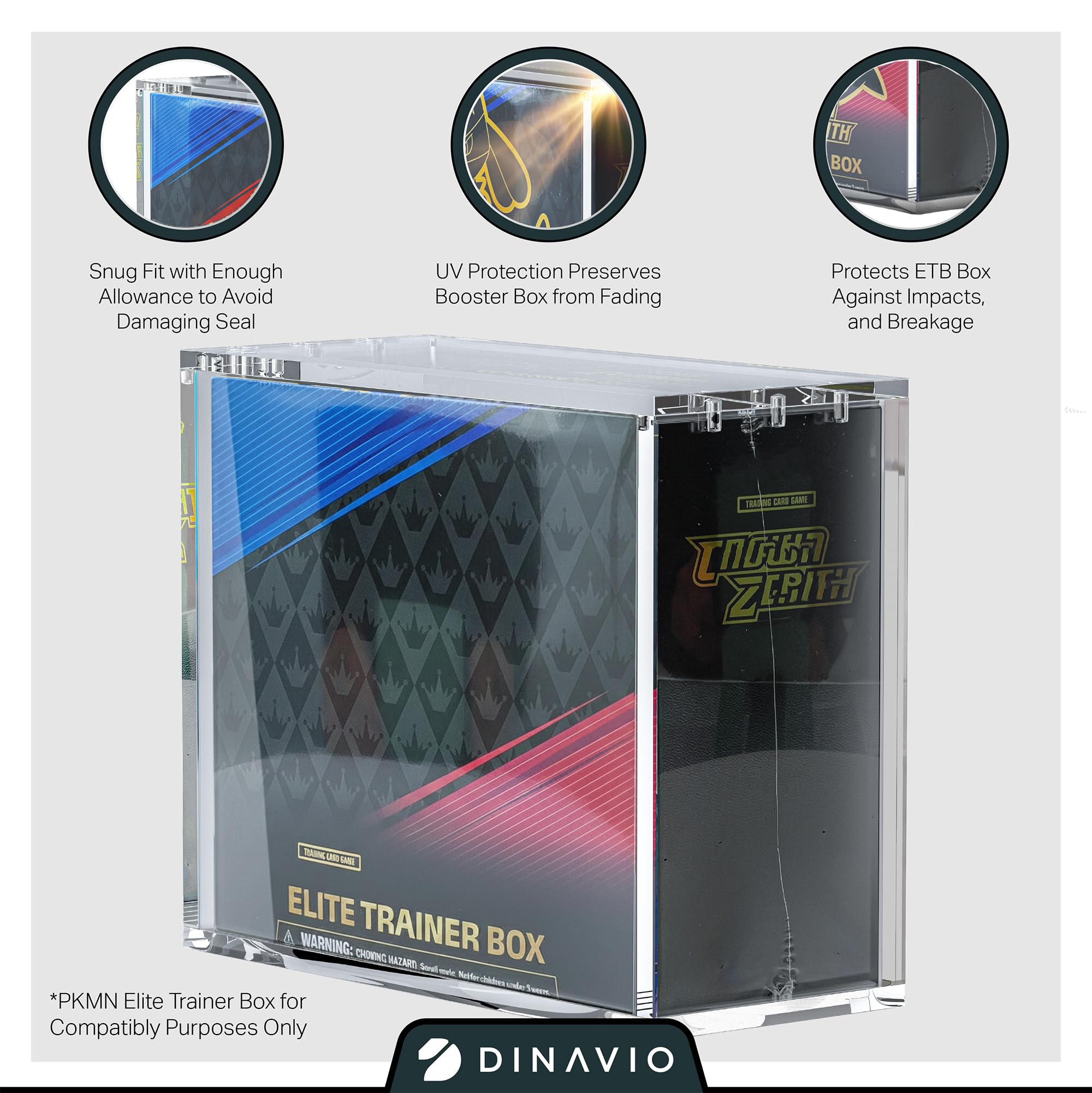 Dinavio Crafthouse ETB magnet lid keeps case securely closed.