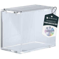 Dinavio Crafthouse PKMN booster box case front view with crystal-clear acrylic for display