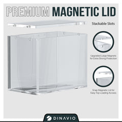 Dinavio Crafthouse PKMN booster box case shows precise 5.4 by 3 by 4.8 inches interior