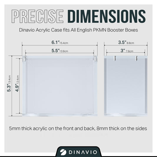 PKMN booster box case stackable lid showing secure, expandable display by Dinavio Crafthouse