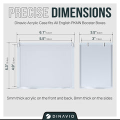 PKMN booster box case stackable lid showing secure, expandable display by Dinavio Crafthouse
