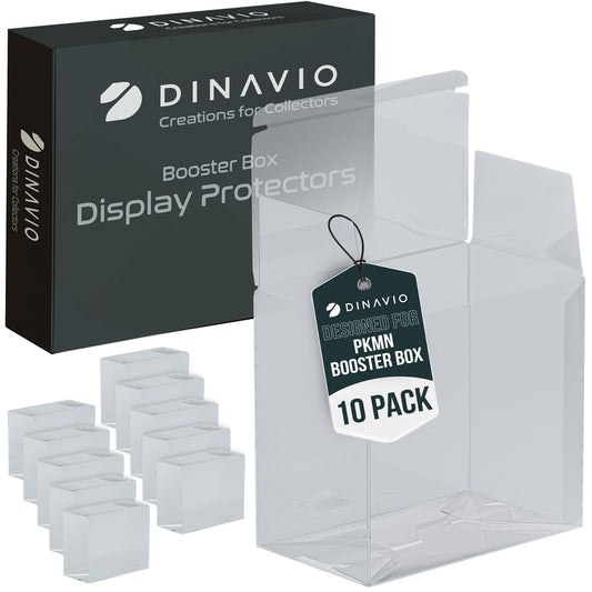 Dinavio Crafthouse booster box protector with peel-off film for pristine visibility.
