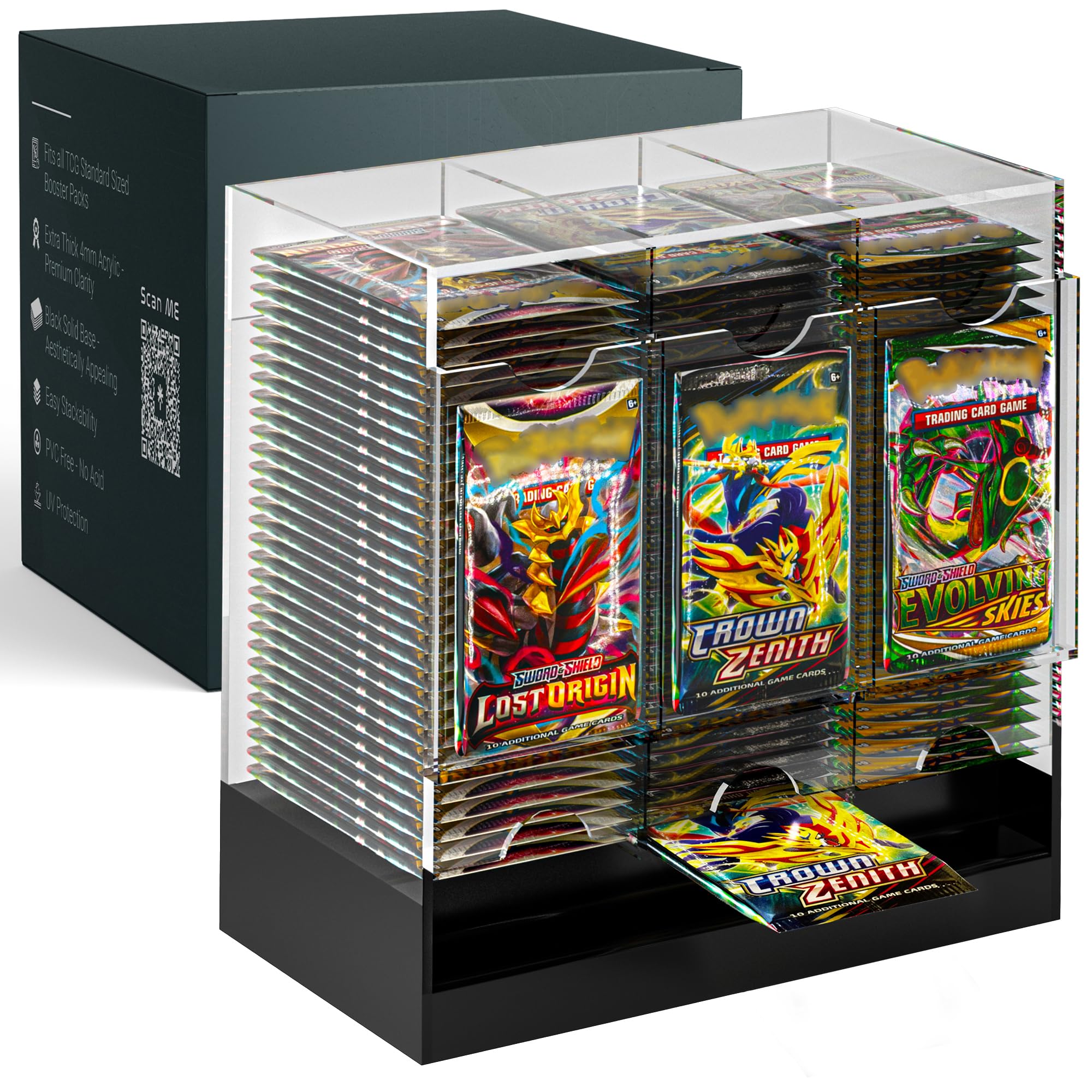 Dinavio Crafthouse three-slot booster dispenser with black base for organized boosters.