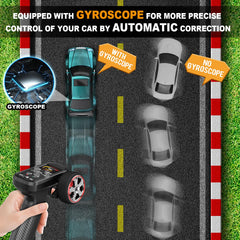 Dingdongwu 4WD proportional control provides precise handling on turns.