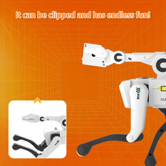 Dingdongwu Robot Dog coding-mode enables kid creativity.