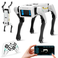 Dingdongwu smart robot dog performing voice control actions for engaging home play
