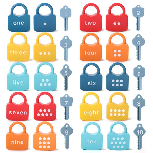 Dinhon matching locks promote fine motor skills through hands-on play