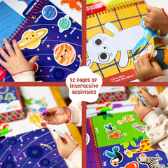 Dino Mini wipe-clean markers for reusable practice and mess-free projects
