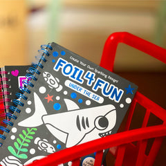 DINO MINI Foil4Fun no glue needed for quick, mess-free craft.
