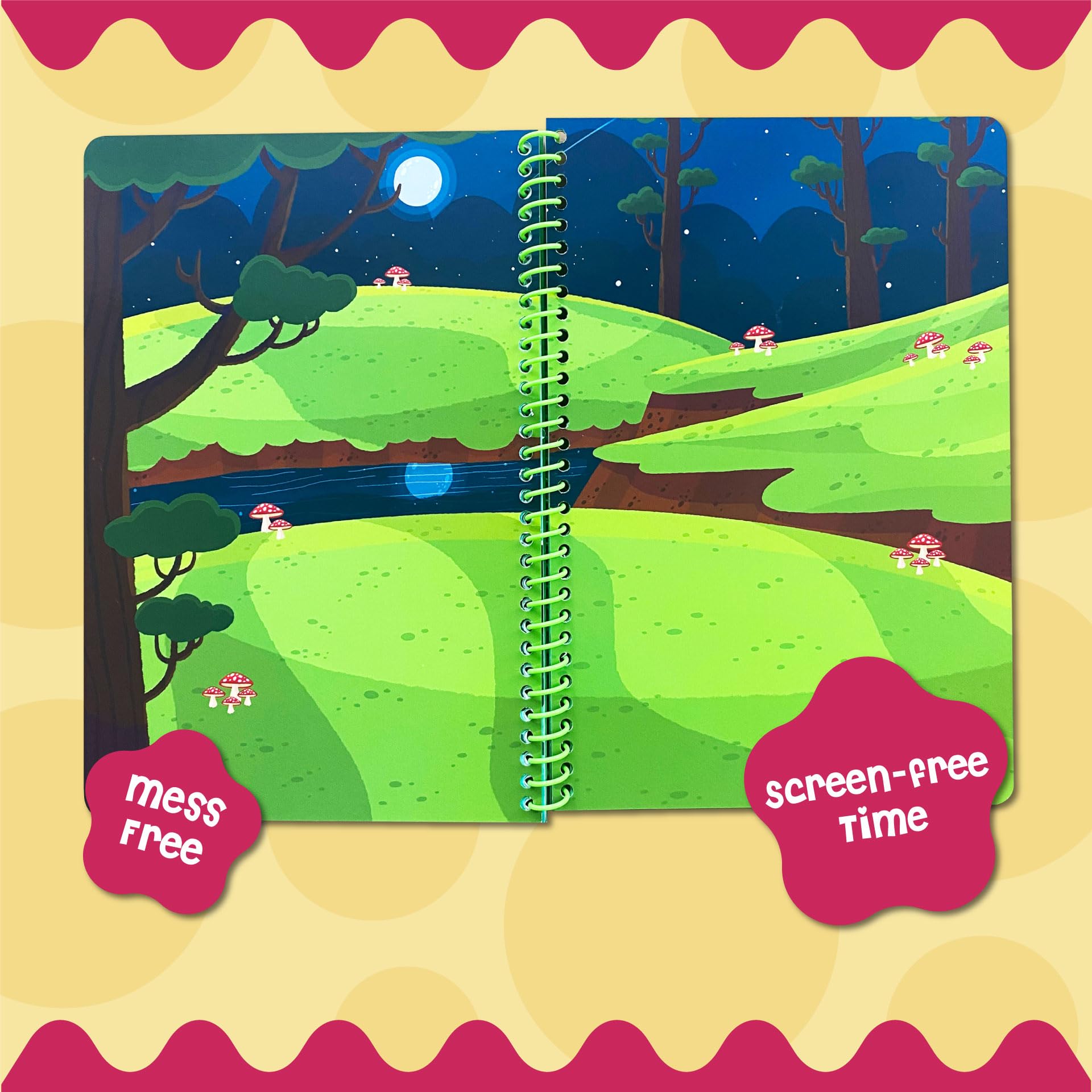 Stick4Ever Forest sticker activity pages spark imaginative play during car trips
