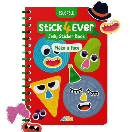 Dino Mini Stick4Ever jelly sticker book cover for on-the-go play.