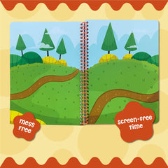 DINO MINI Stick4Ever seven-scene sticker book for imaginative fun