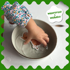 DINO MINI Sticker Activity Book with durable covers ready for travel entertainment.