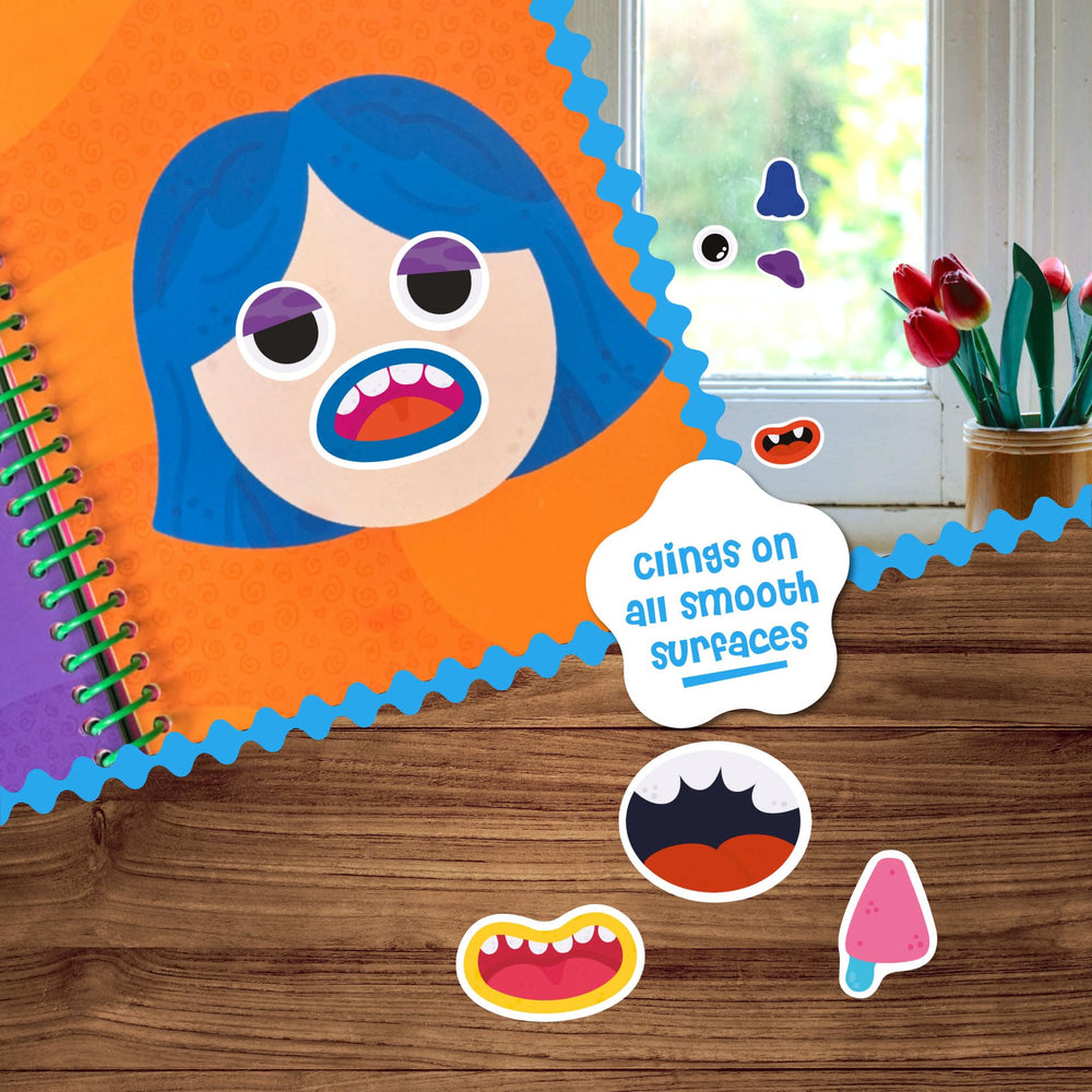 Dino Mini Stick4Ever waterproof jelly stickers in action during adventures.