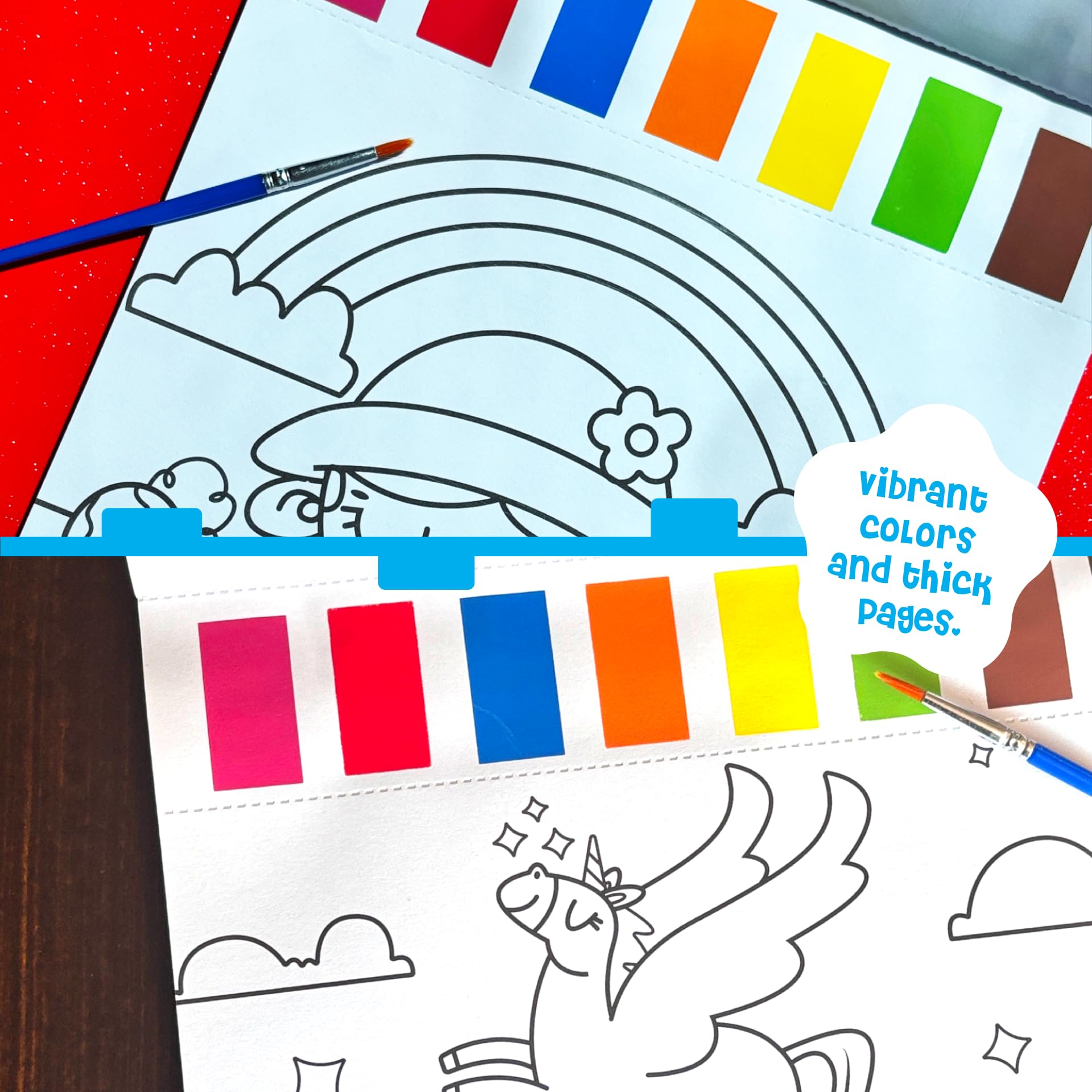 Dino Mini kid painting in action showing mess-free creativity