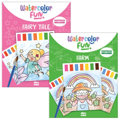Dino Mini Watercolor Fun kit cover promotes easy screen-free creativity for toddlers