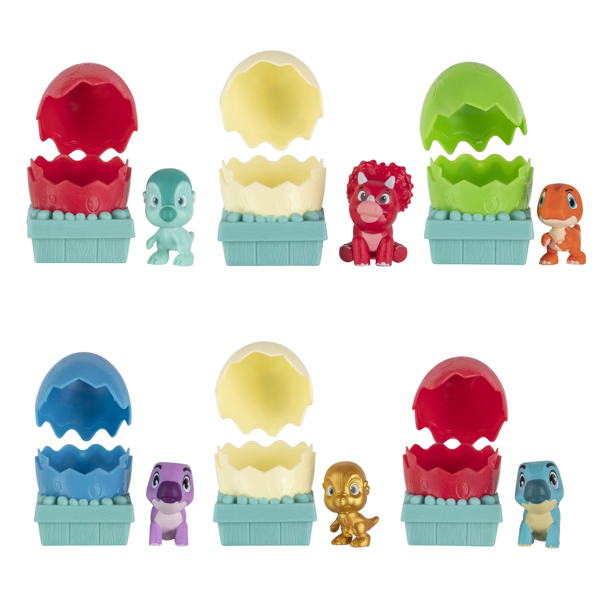 Dino Ranch Dino-Mite Blind Stegosaurus egg opens for imaginative play and display