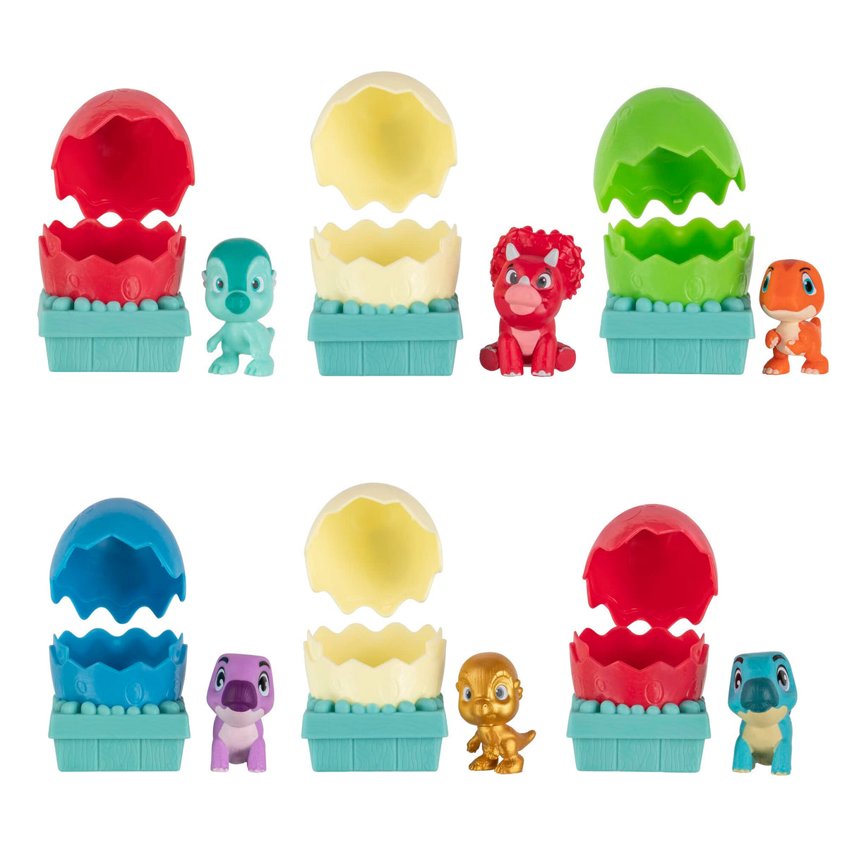 Dino Ranch Dino-Mite Blind Stegosaurus egg opens for imaginative play and display