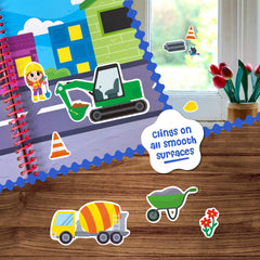 DINO MINI Stick4Ever jelly sticker book scenes inviting imaginative construction play.