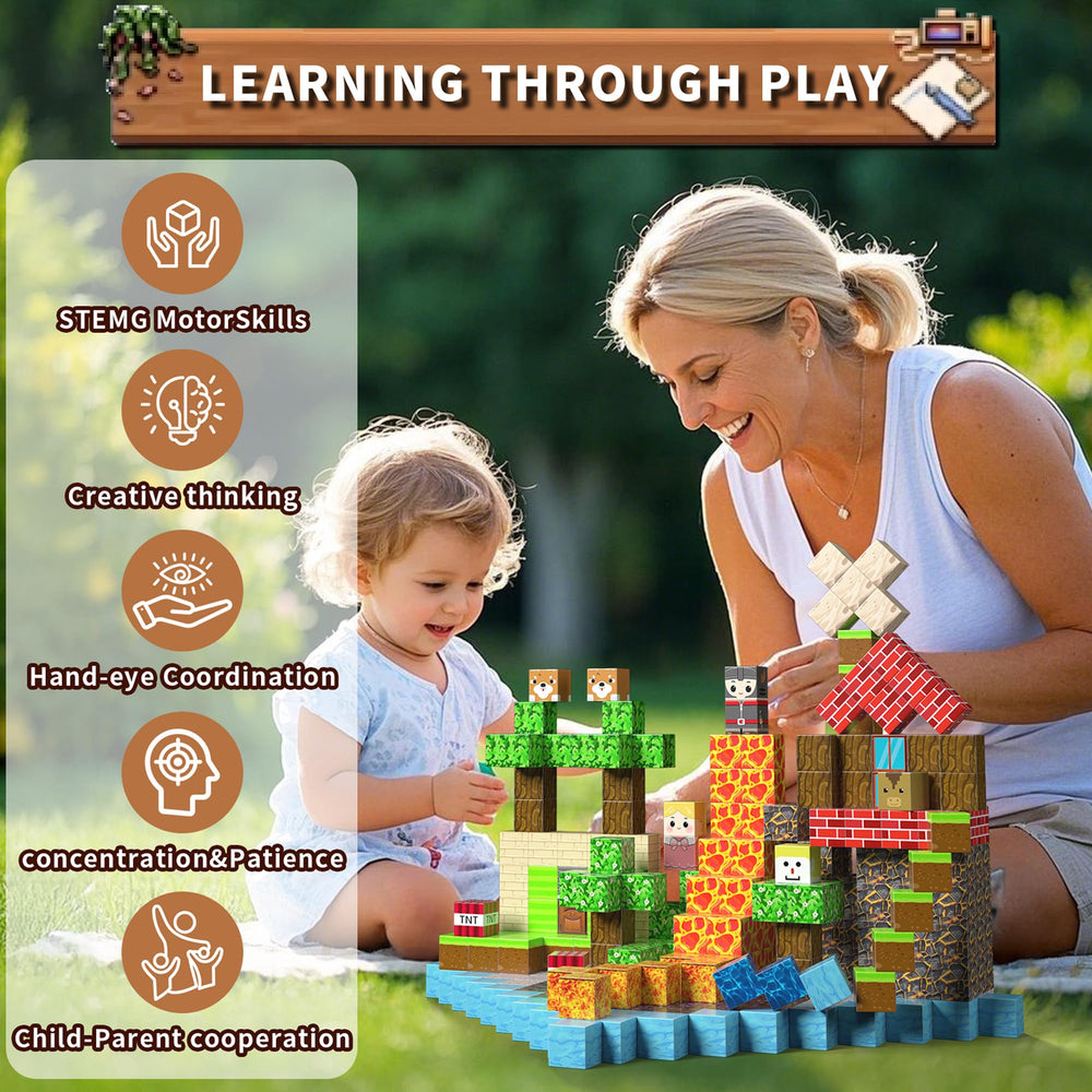 Dinosaur Pillow colorful cubes inspire kids to design towers and worlds