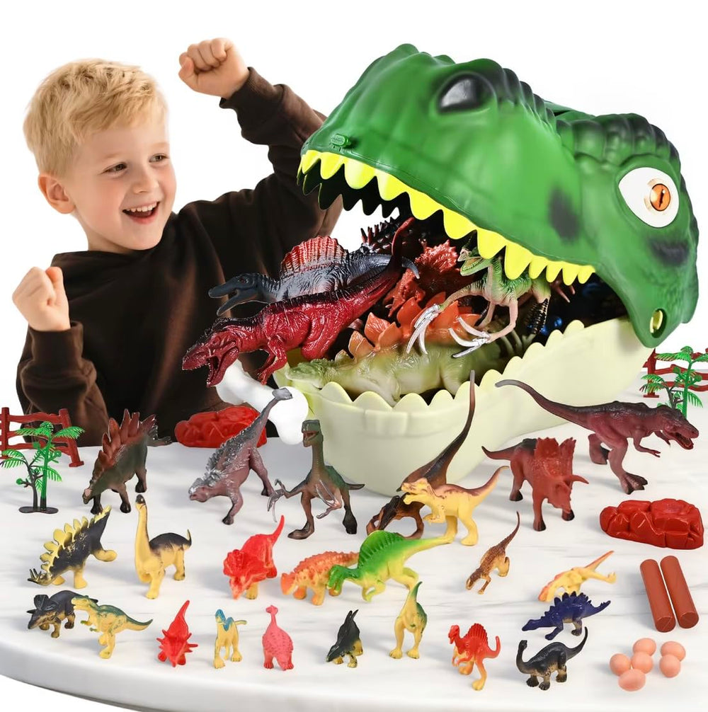 Dinosaur World Playset figures for imaginative play and realistic dinosaur variety.