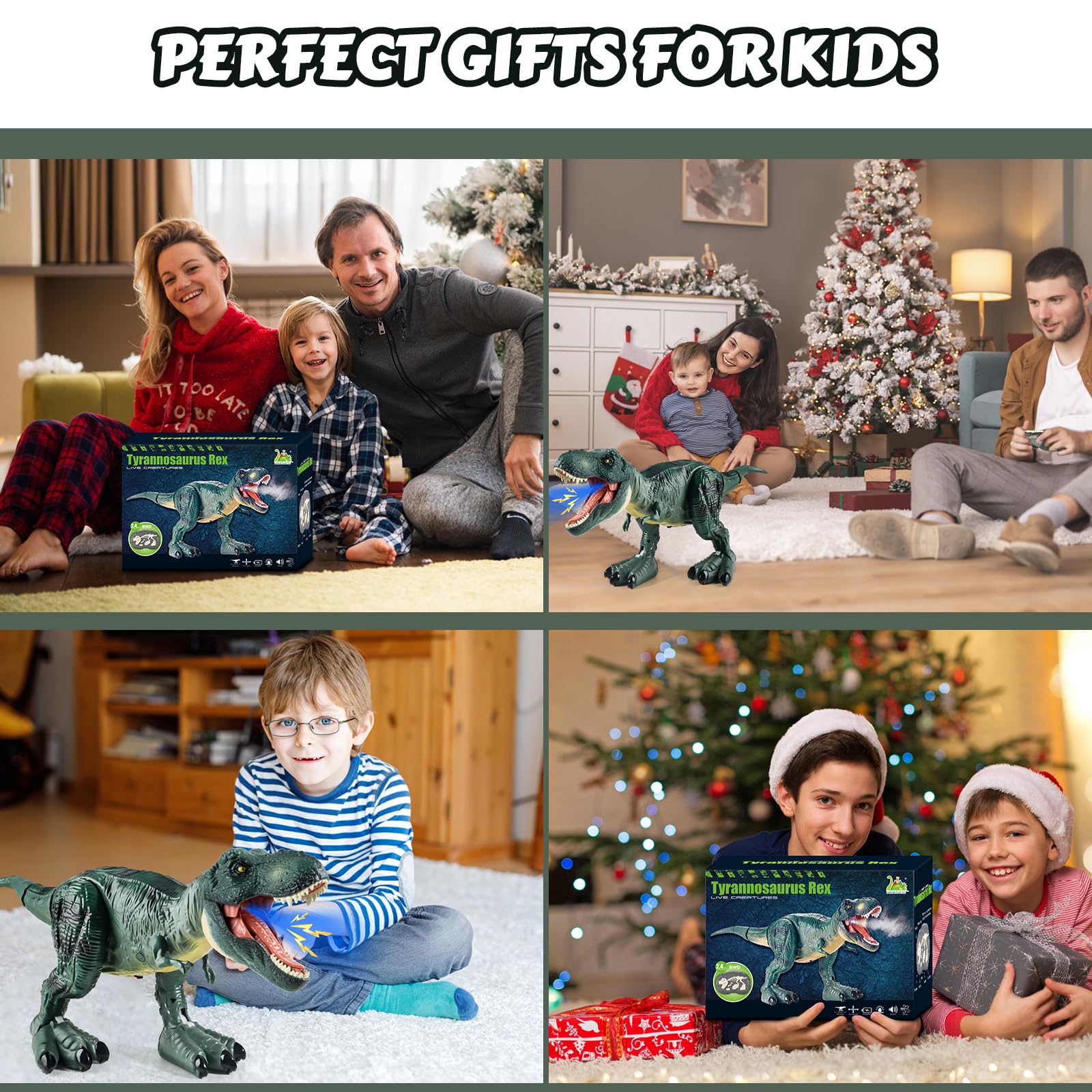 DINOSAURS'ISLAND TOYS Tyrannosaurus RC makes a great gift for dinosaur lovers.
