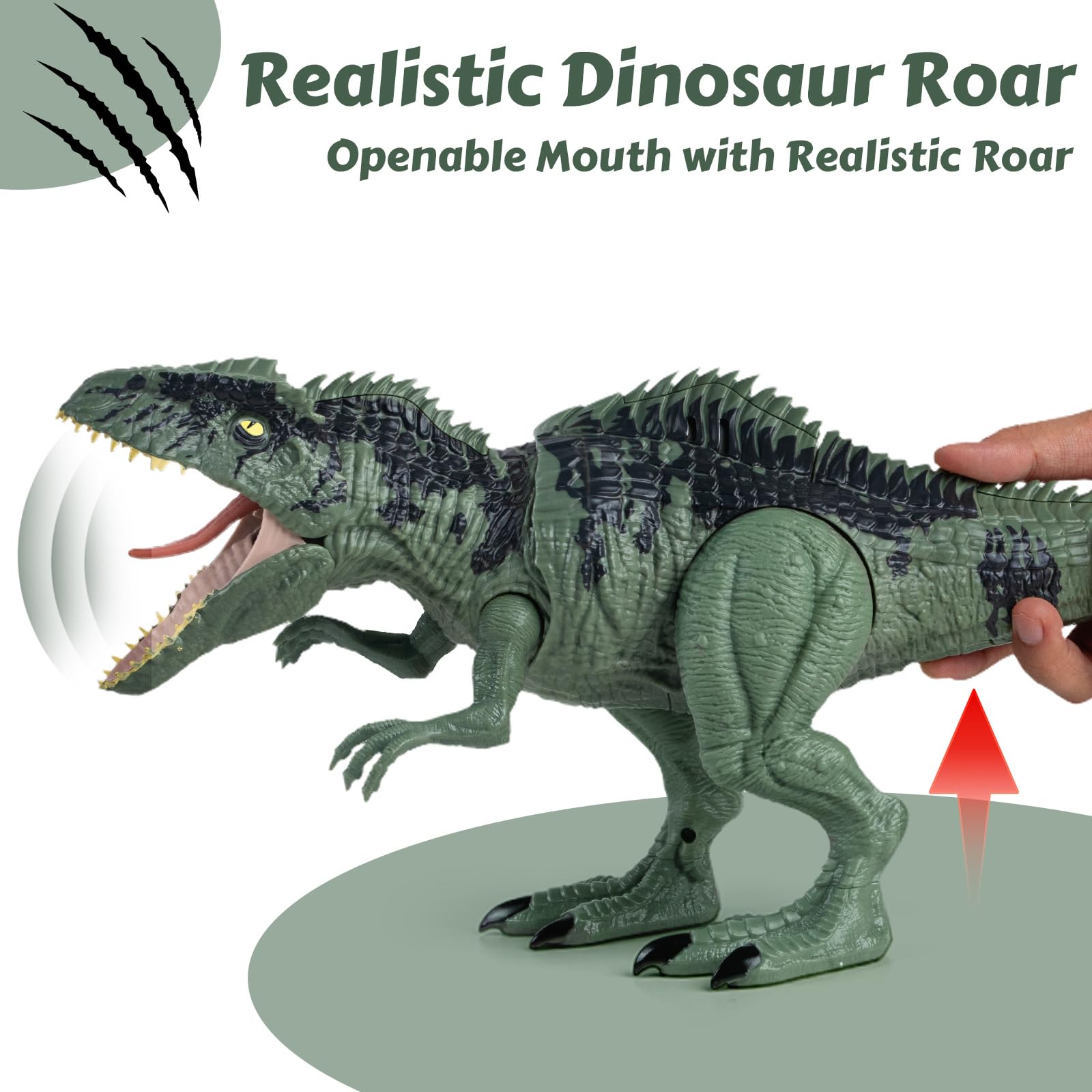 DINOSAURS'ISLAND Giganotosaurus detailed model invites realistic storytelling