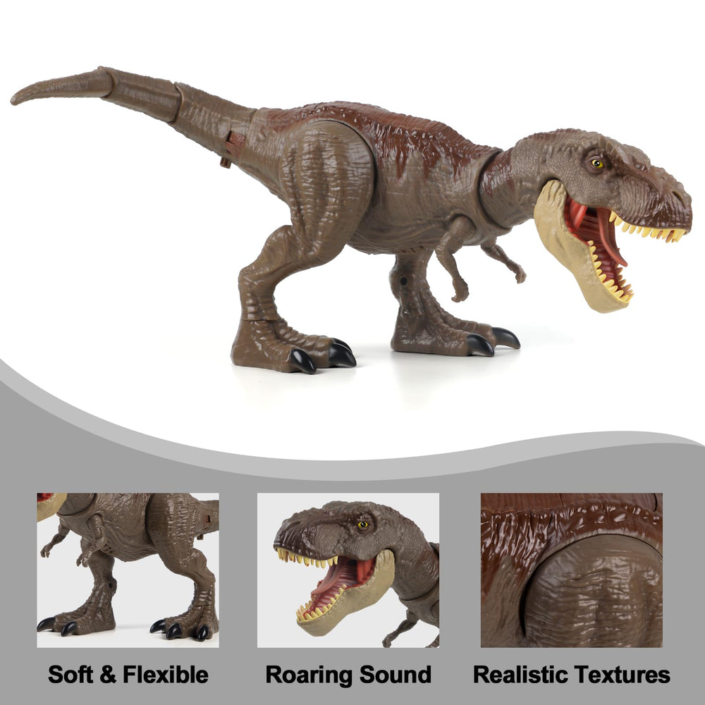 DINOSAURS'ISLAND TOYS movable jaws and limbs enable varied action stances