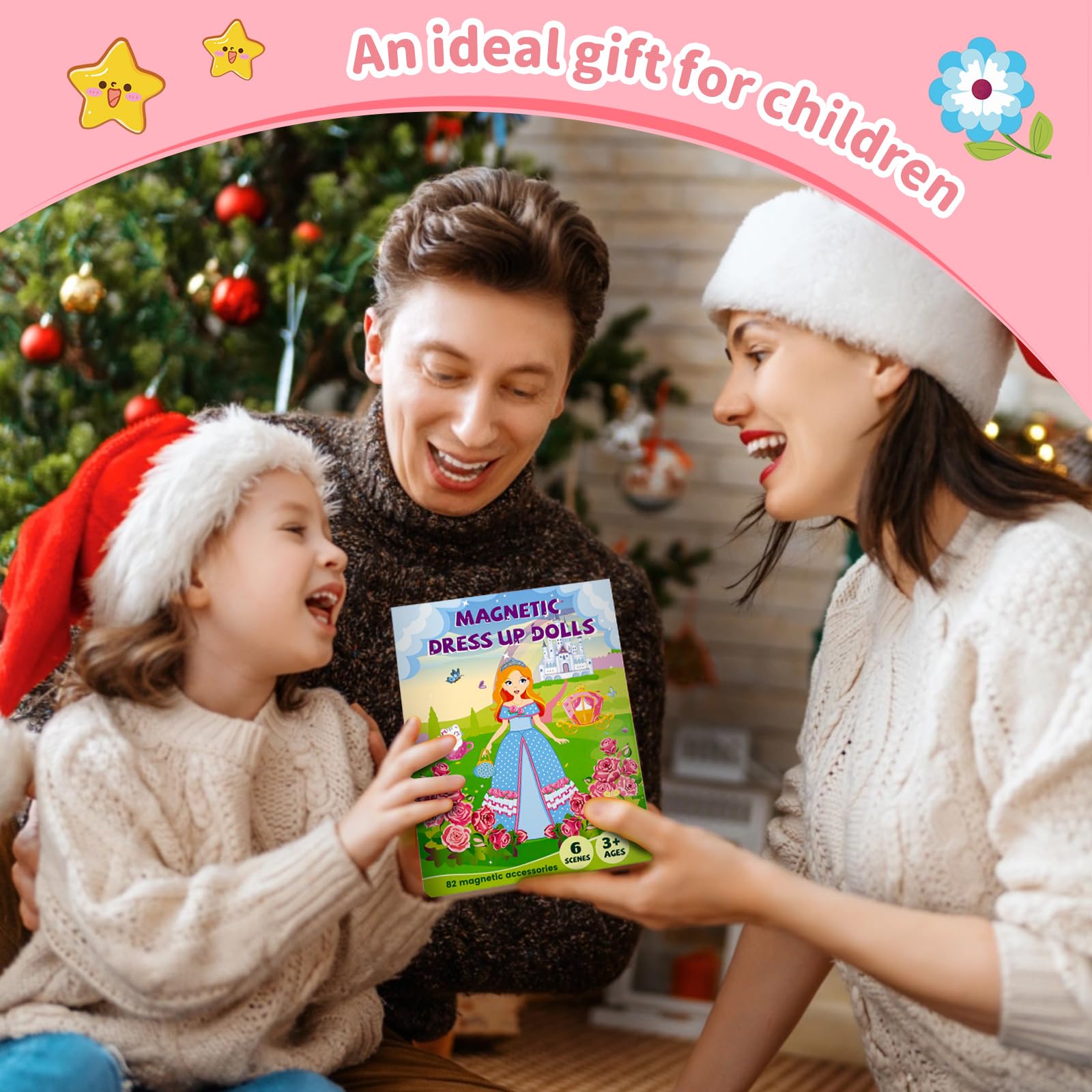 DINSUMRUG durable magnetic pieces stay securely in place during play