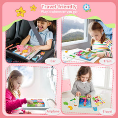 DINSUMRUG travel case keeps dress-up pieces organized on trips