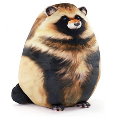 Dinyinor raccoon plush pillow gift-ready presentation