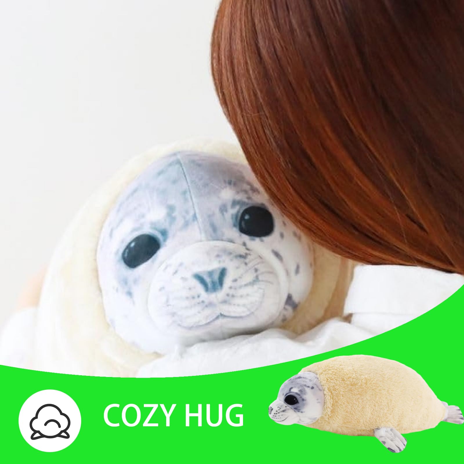 Dinyinor seal plush gift-ready packaging makes a delightful present.