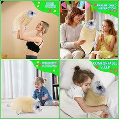 Dinyinor seal plush nose detail highlights realistic personality for play.