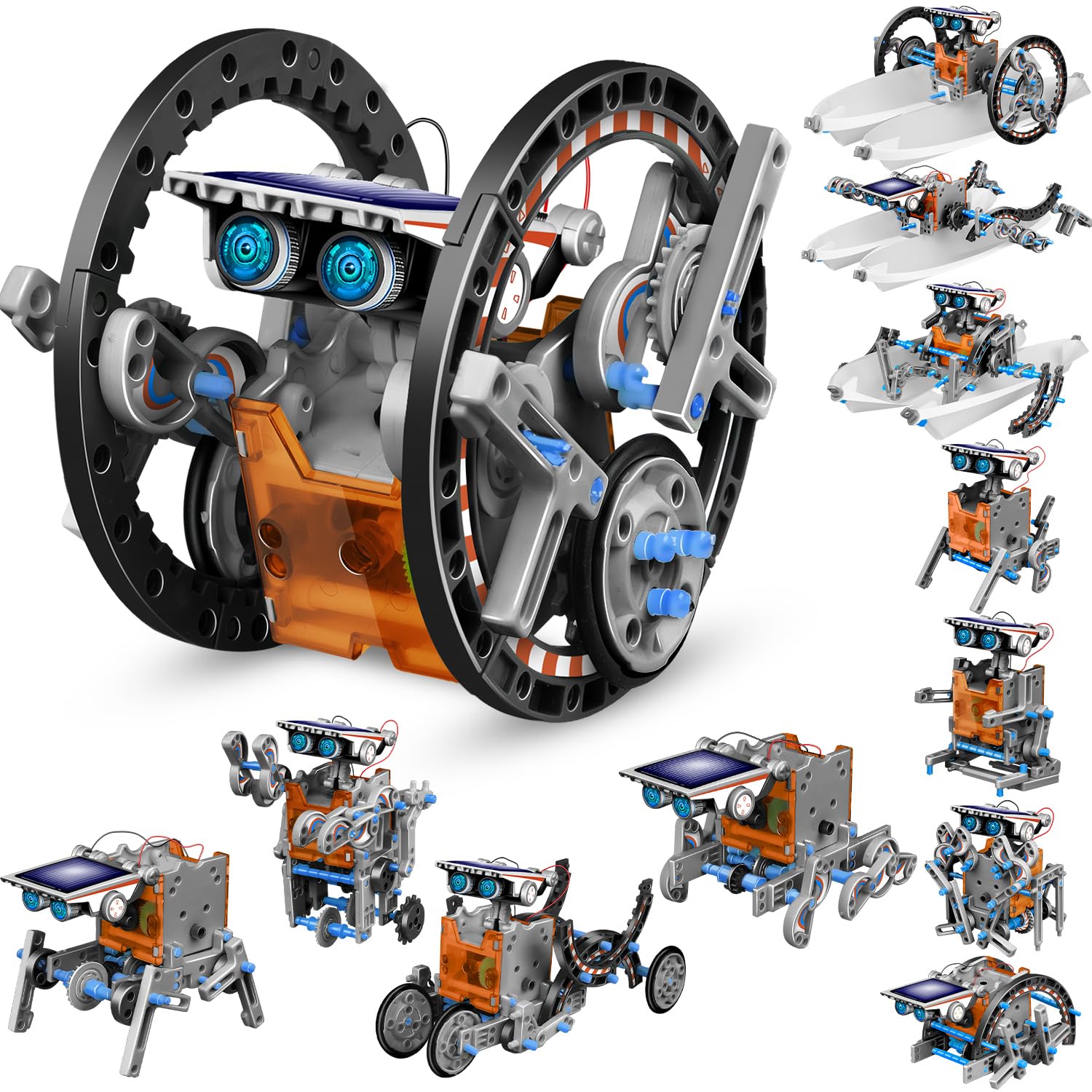 Dioju 13-in-1 solar robot kit assembly guide supports hands-on learning.
