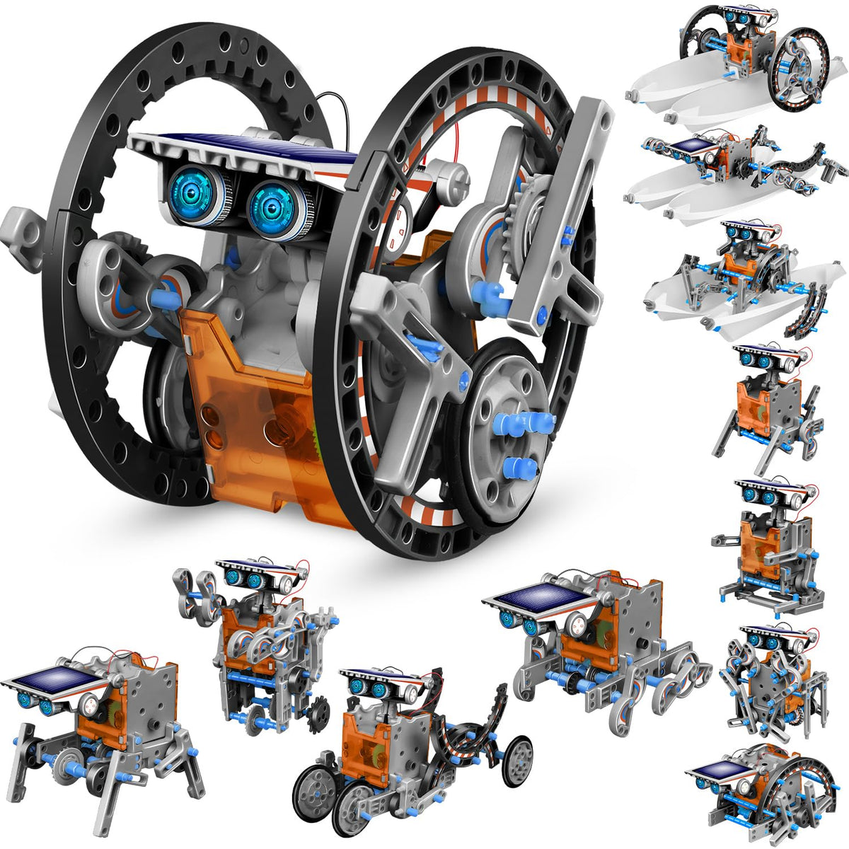 Dioju 13-in-1 solar robot kit assembly guide supports hands-on learning.