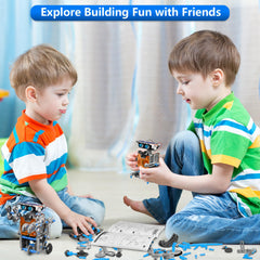 Dioju kid building robot instruction set offers guided learning paths.