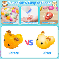 Dioju Mini squishy close-up emphasizes soft textures for fidget play